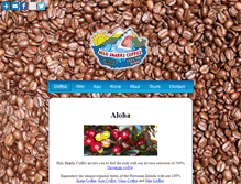Tablet Screenshot of hilosharkscoffee.com